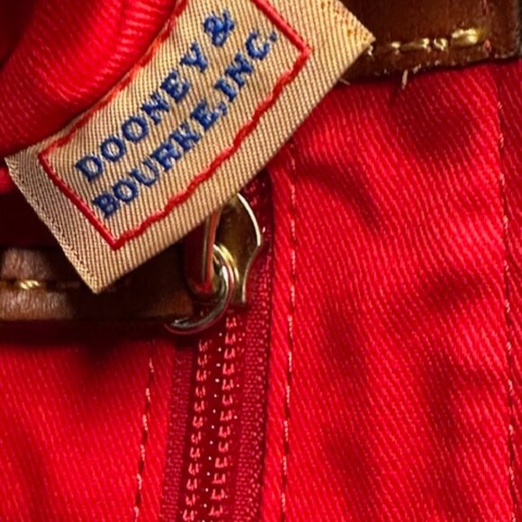 Dooney & Bourke Crossbody Pouchette Shoulder Bag Green Nylon and Leather NWOT - Picture 14 of 15